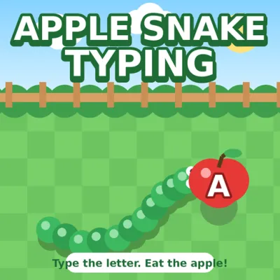 Apple Snake Typing